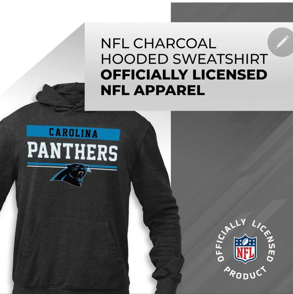 New Caroline Panthers unisex hoodie. Size M - Picture 3 of 6